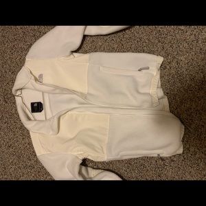 White north face fleece
